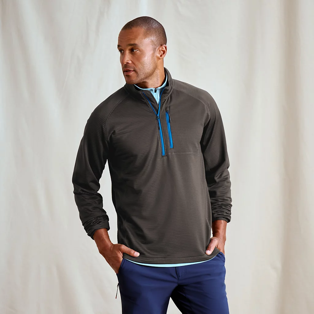 Horseshoe Hills 1/4 Zip- Slate